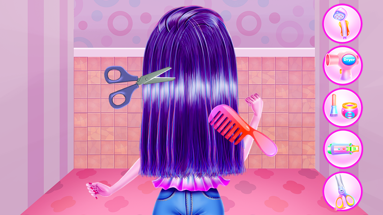 اسکرین شات 1 برنامه Cosplay Girl Hair Salon