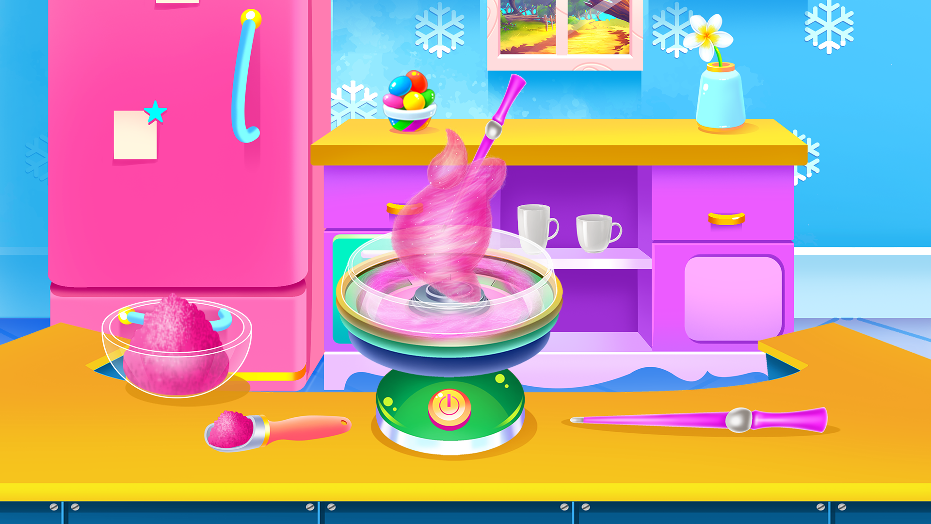 اسکرین شات 5 برنامه Cotton Candy Unicorn Maker