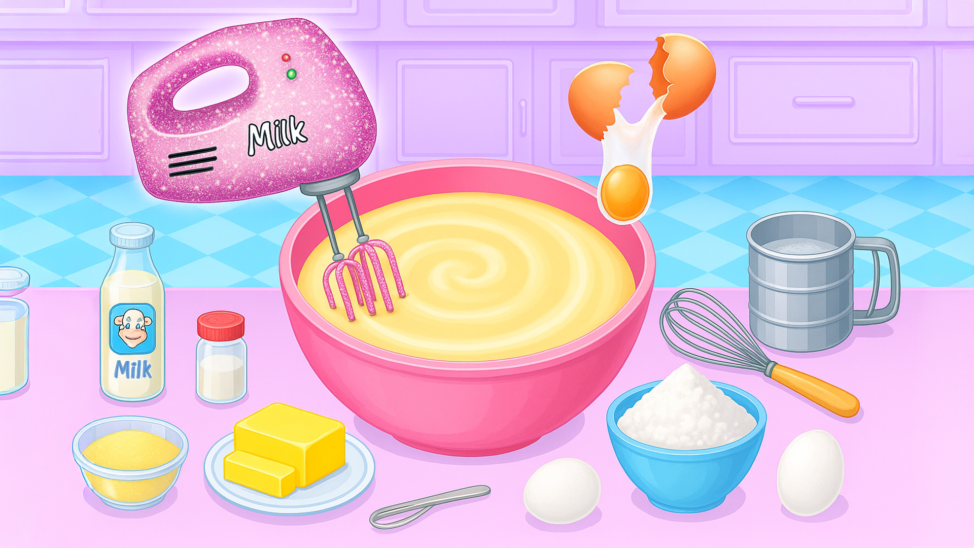 اسکرین شات 1 برنامه Cotton Candy Unicorn Maker