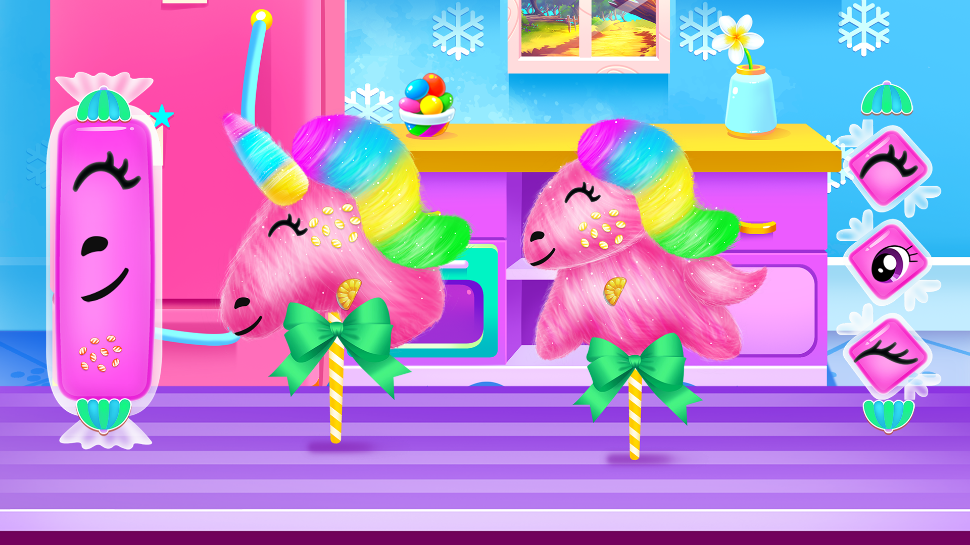 اسکرین شات 6 برنامه Cotton Candy Unicorn Maker