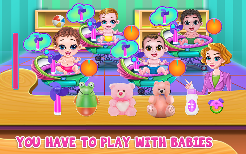 اسکرین شات 8 برنامه Crazy Mommy Nursery Time
