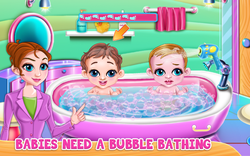 اسکرین شات 1 برنامه Crazy Mommy Nursery Time