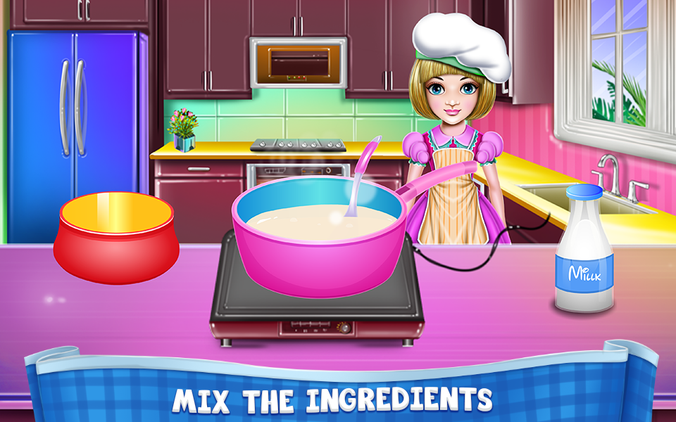 اسکرین شات 6 برنامه Cream Cheese Ice Cream Cooking