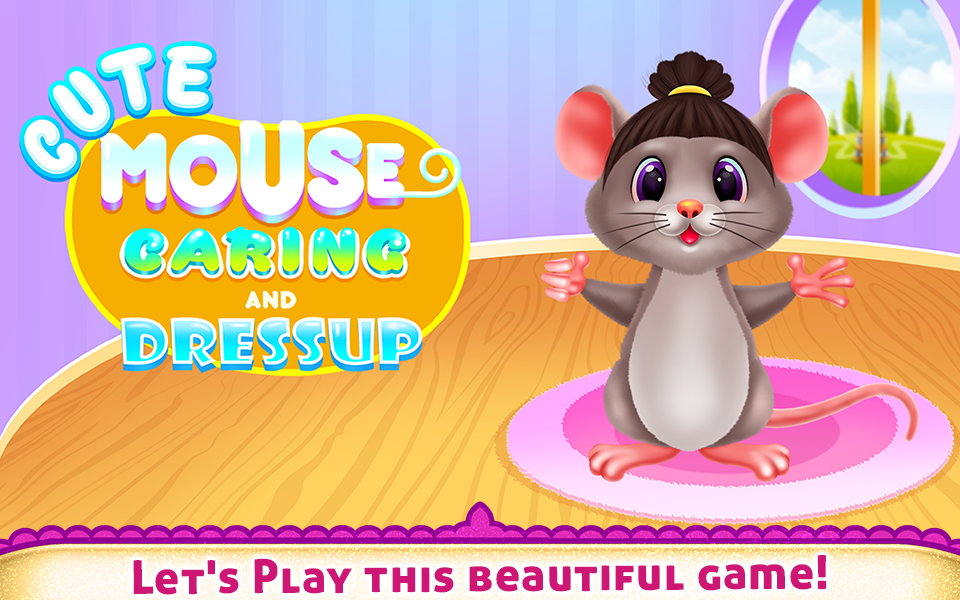 اسکرین شات 4 برنامه Cute Mouse Caring And Dressup