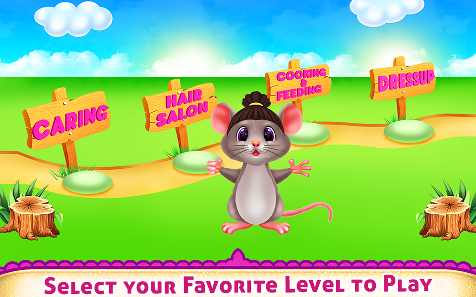 اسکرین شات 5 برنامه Cute Mouse Caring And Dressup