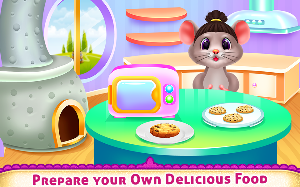اسکرین شات 6 برنامه Cute Mouse Caring And Dressup
