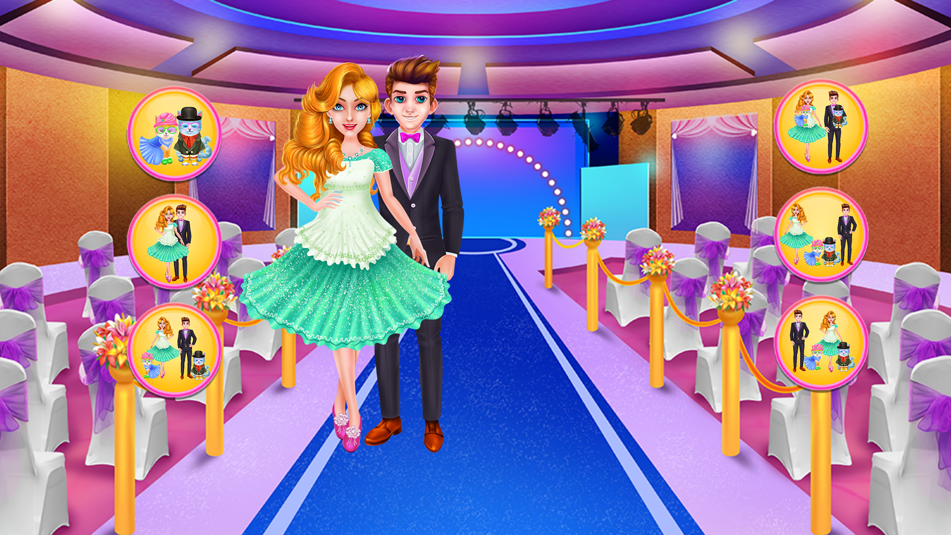 اسکرین شات 3 برنامه Kitties Pet Wedding