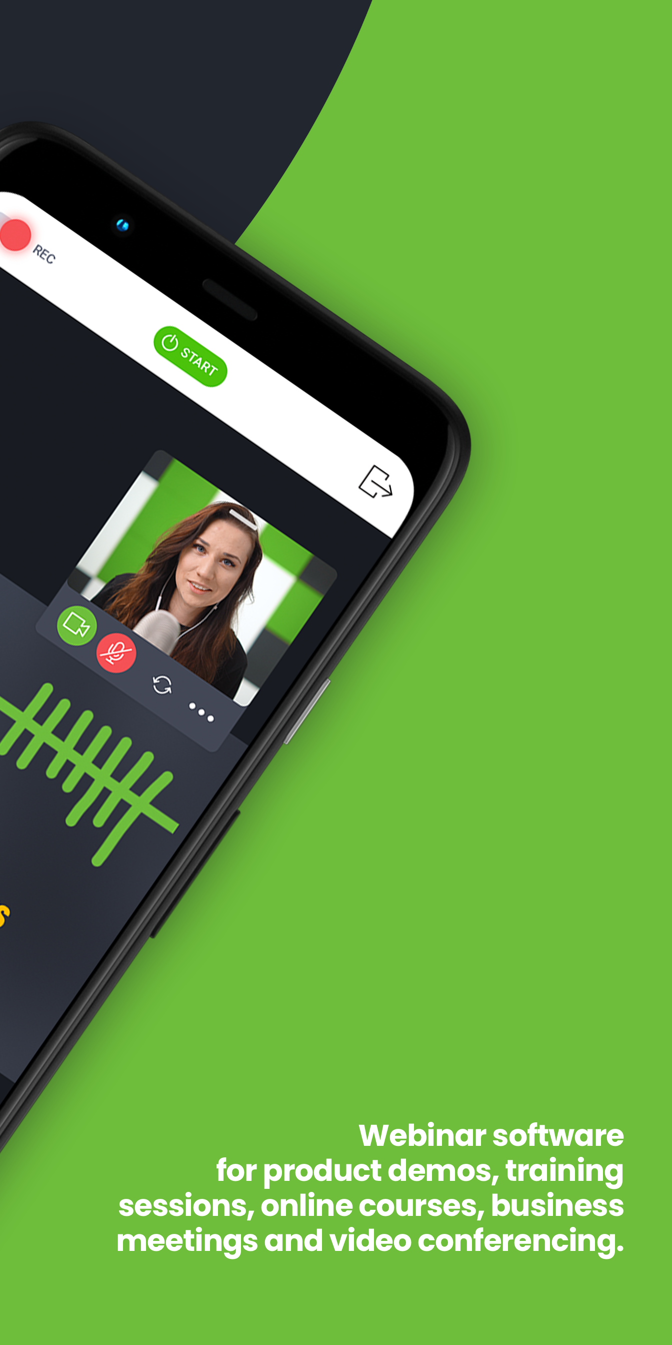 اسکرین شات 2 برنامه ClickMeeting Webinar App