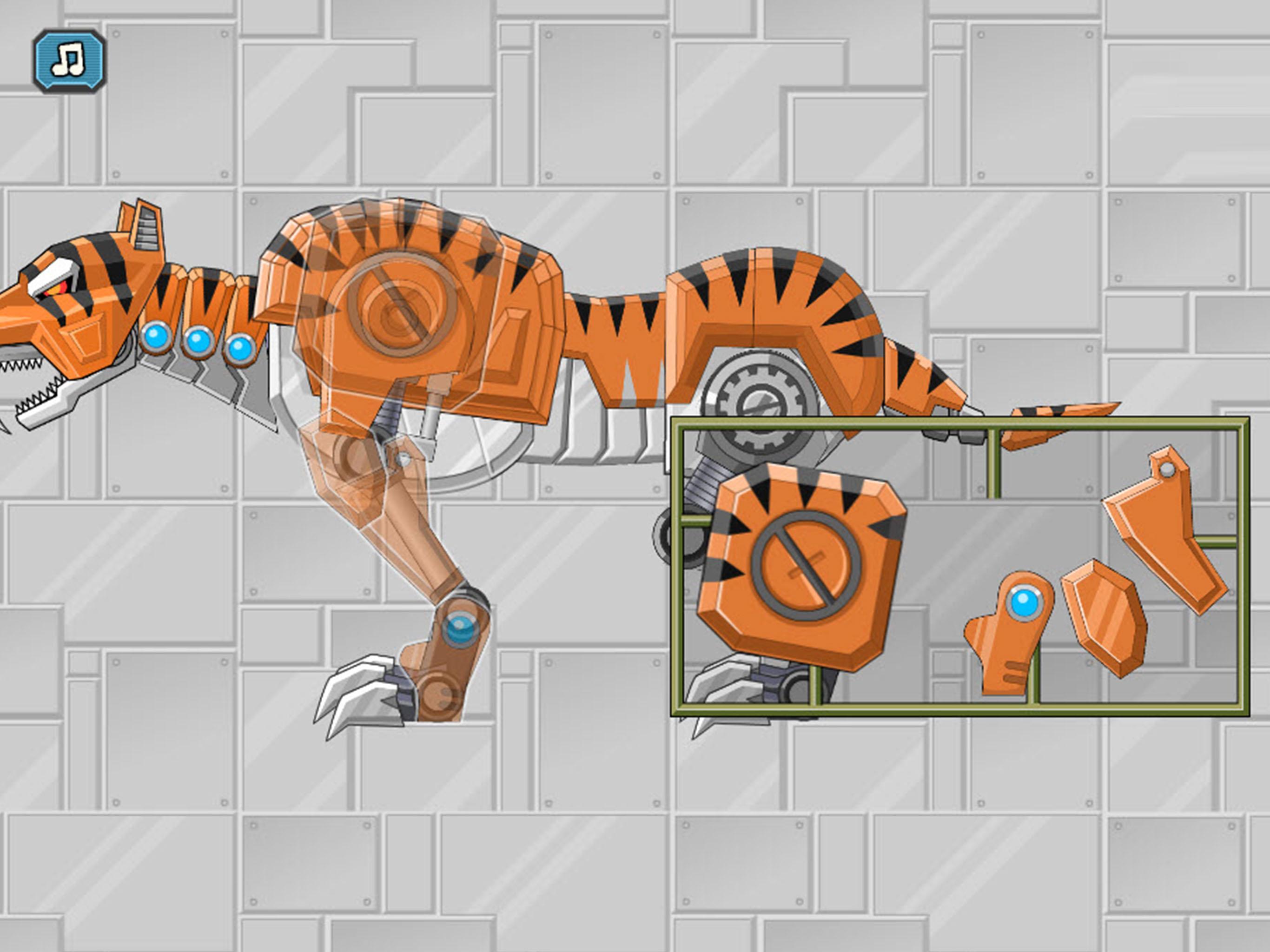 اسکرین شات 3 بازی Toy Robot Rampage Smilodon War