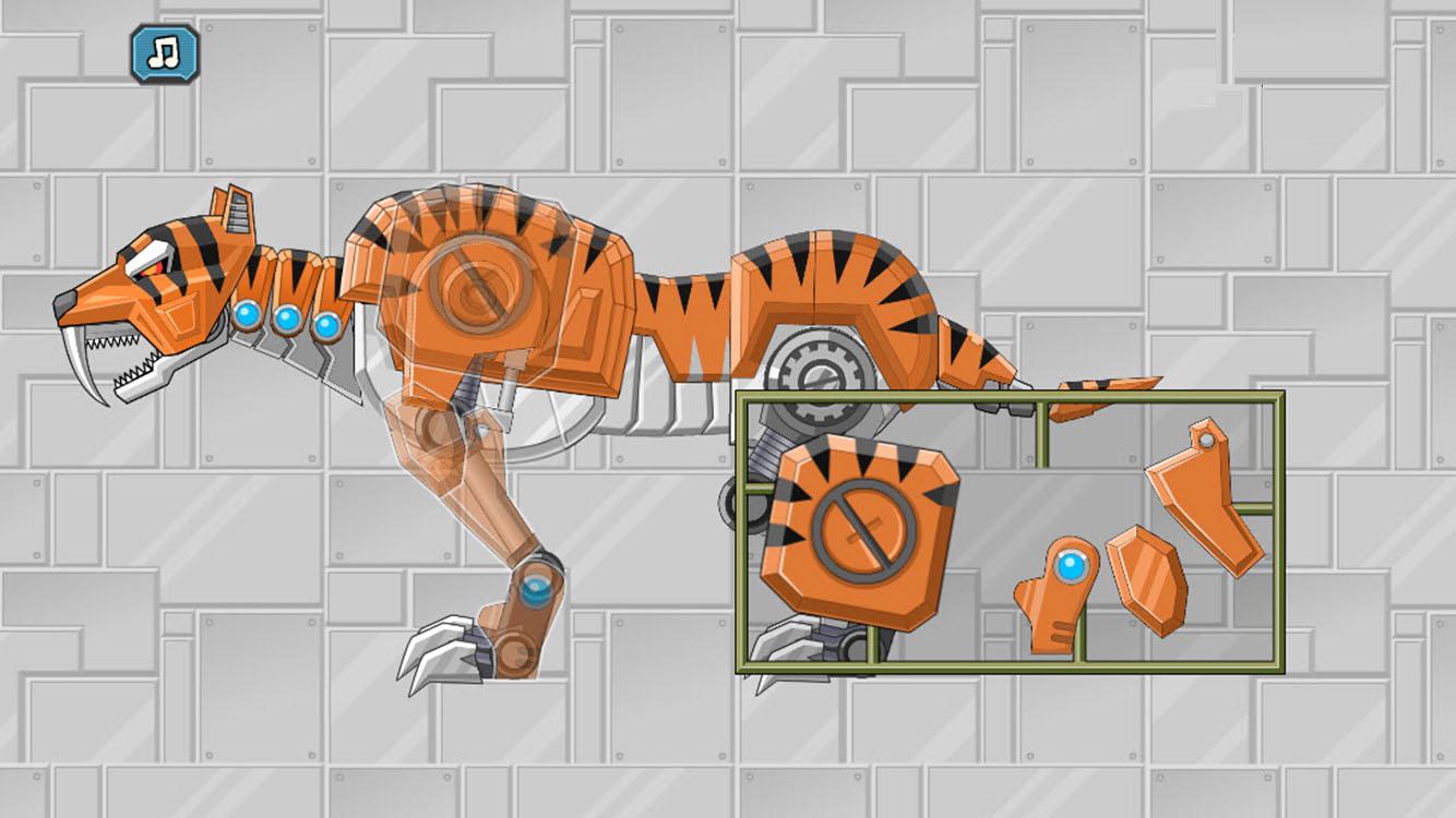 اسکرین شات 1 بازی Toy Robot Rampage Smilodon War