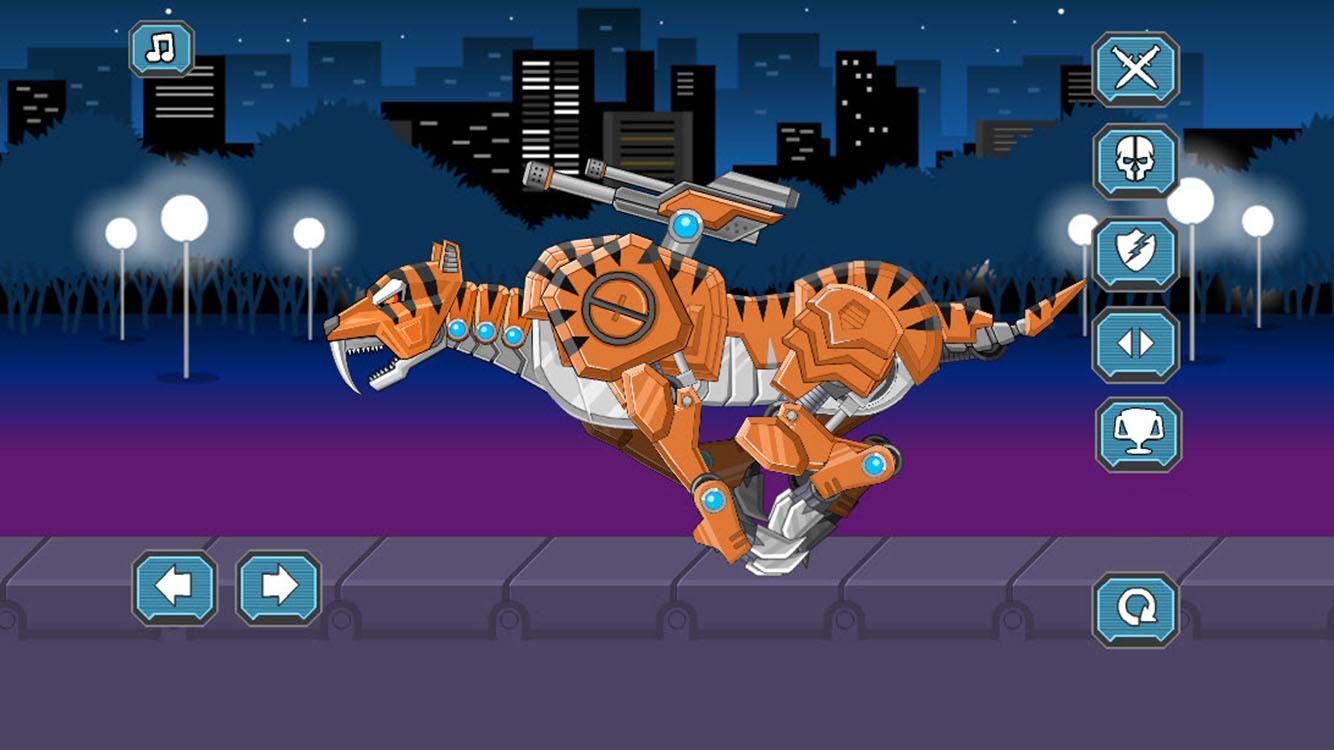 اسکرین شات 2 بازی Toy Robot Rampage Smilodon War