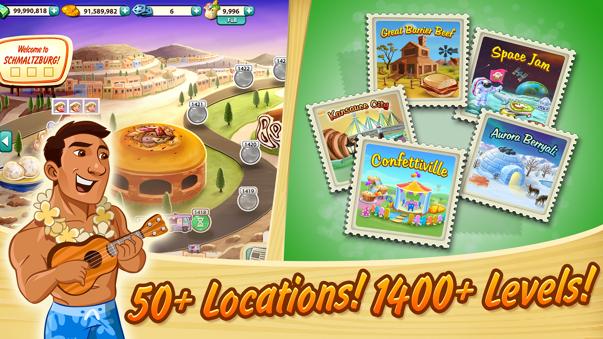 اسکرین شات 2 بازی Kitchen Scramble: Cooking Game