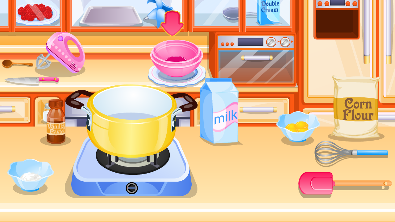 اسکرین شات 4 بازی cook cake with berries games