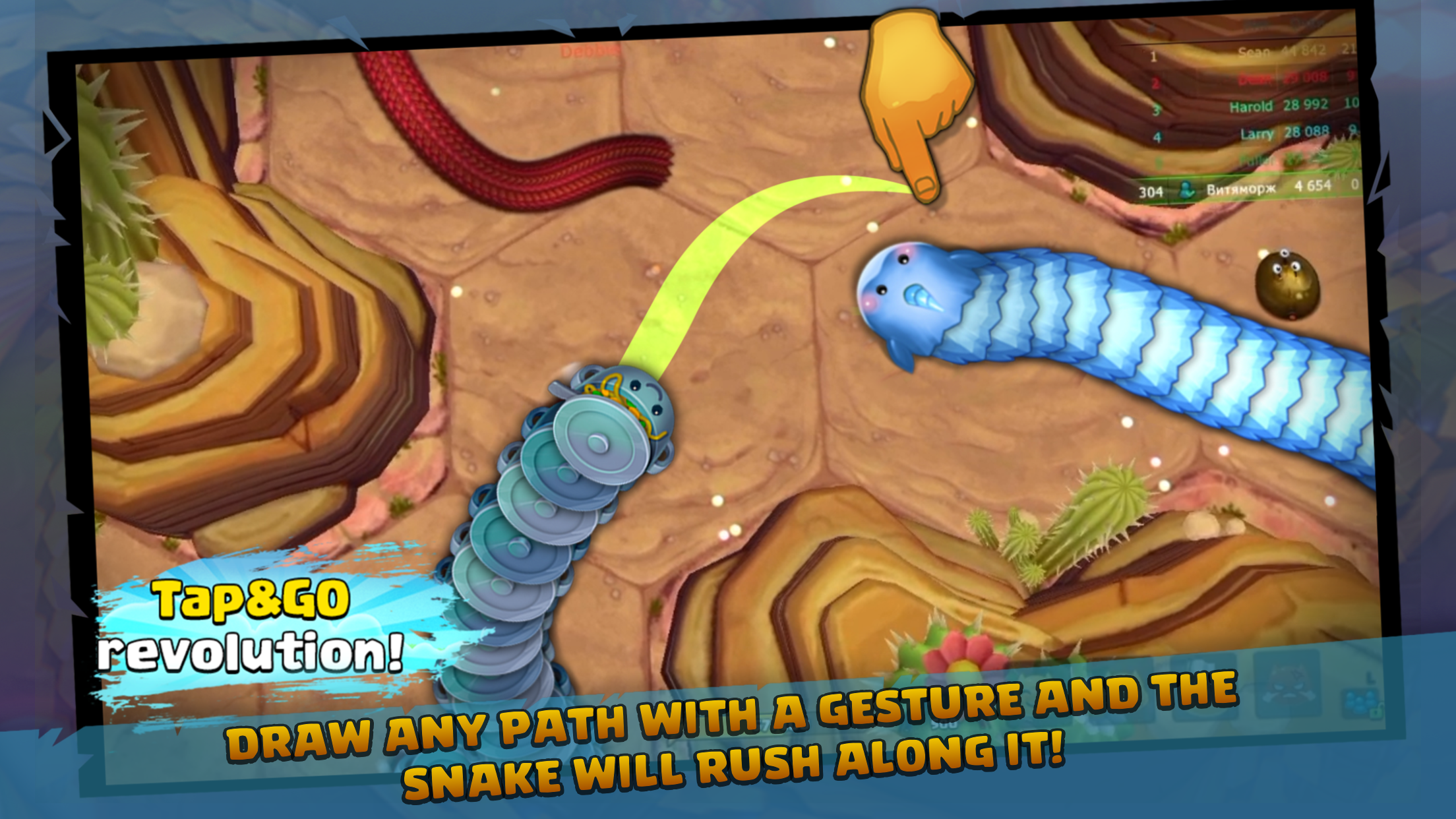 اسکرین شات 2 بازی Little Big Snake Slither Game
