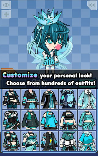 اسکرین شات 5 بازی Pocket Chibi - Anime Dress Up