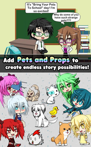 اسکرین شات 4 بازی Pocket Chibi - Anime Dress Up