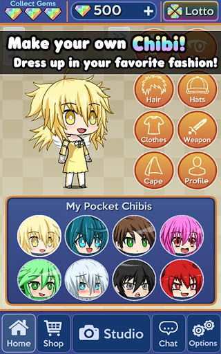 اسکرین شات 2 بازی Pocket Chibi - Anime Dress Up