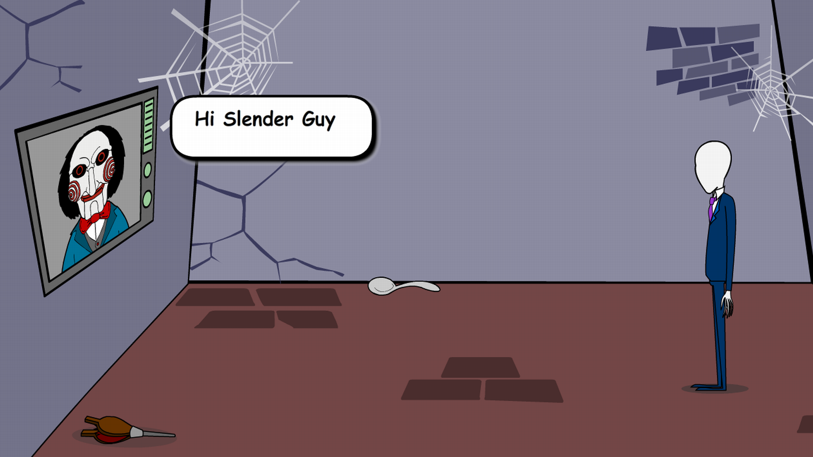 اسکرین شات 5 بازی Slender Guy Saw Trap