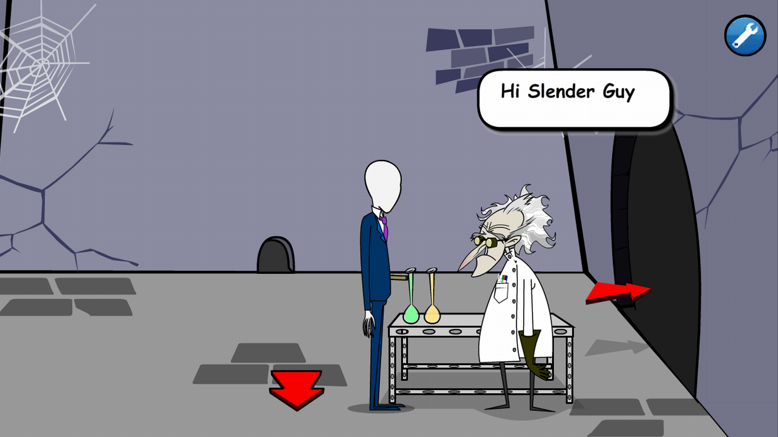 اسکرین شات 2 بازی Slender Guy Saw Trap