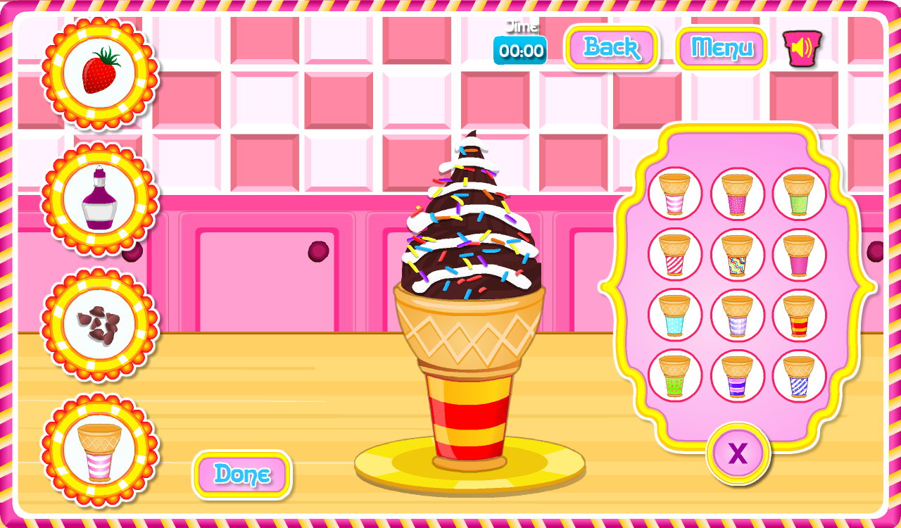 اسکرین شات 6 بازی Cooking Ice Cream Cone Cupcake