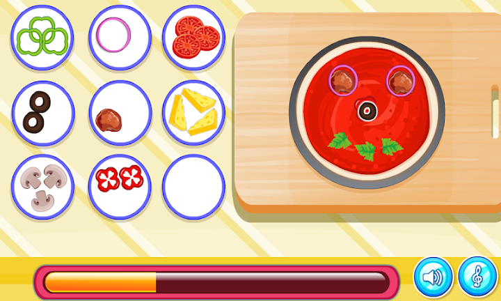 اسکرین شات 6 بازی Yummy Pizza, Cooking Game