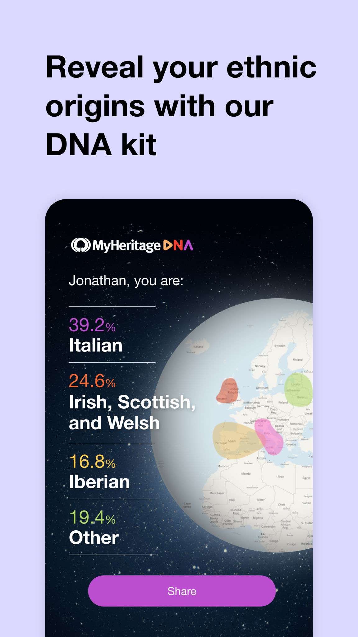 اسکرین شات 6 برنامه MyHeritage: Family Tree & DNA