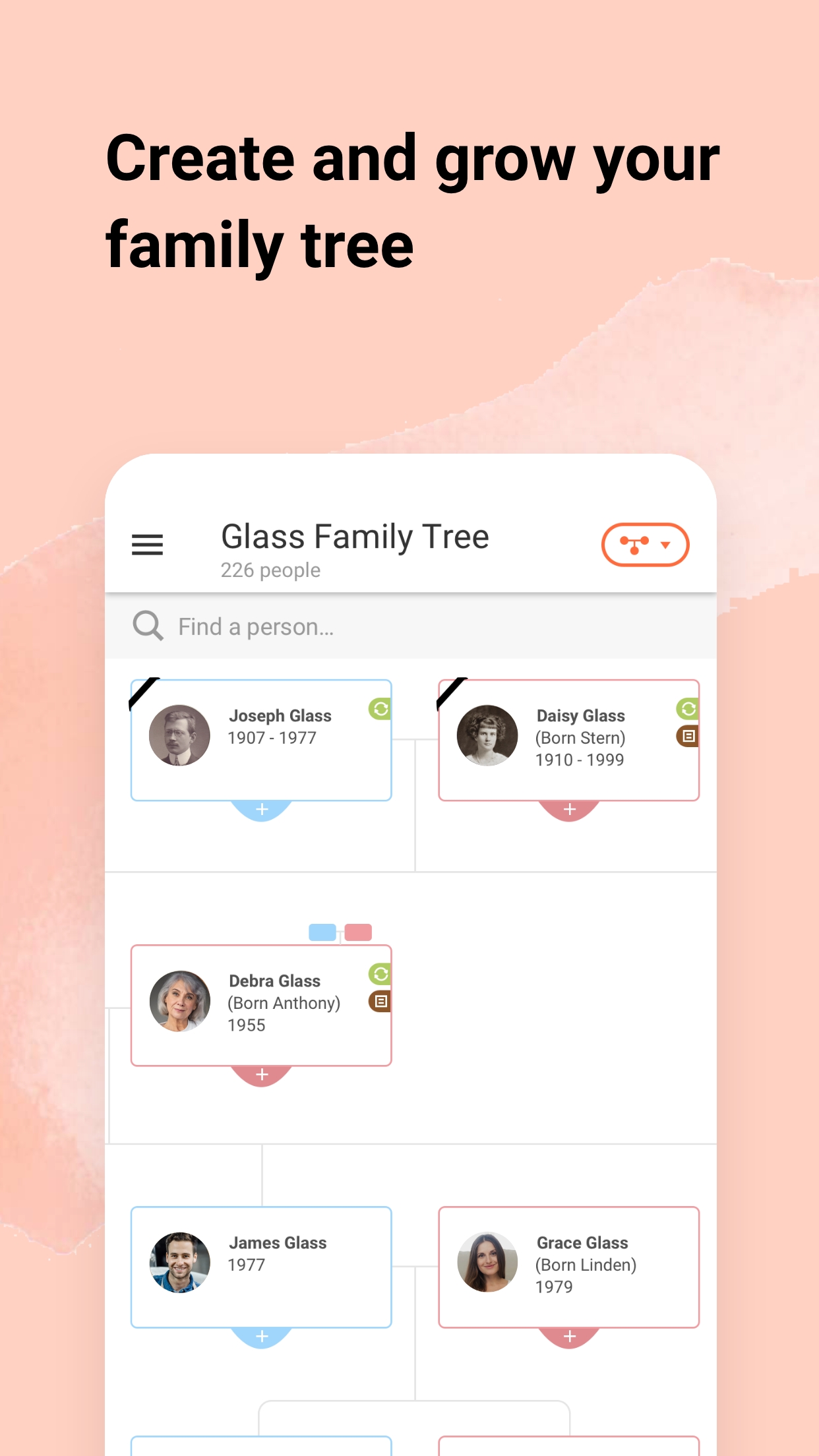 اسکرین شات 2 برنامه MyHeritage: Family Tree & DNA