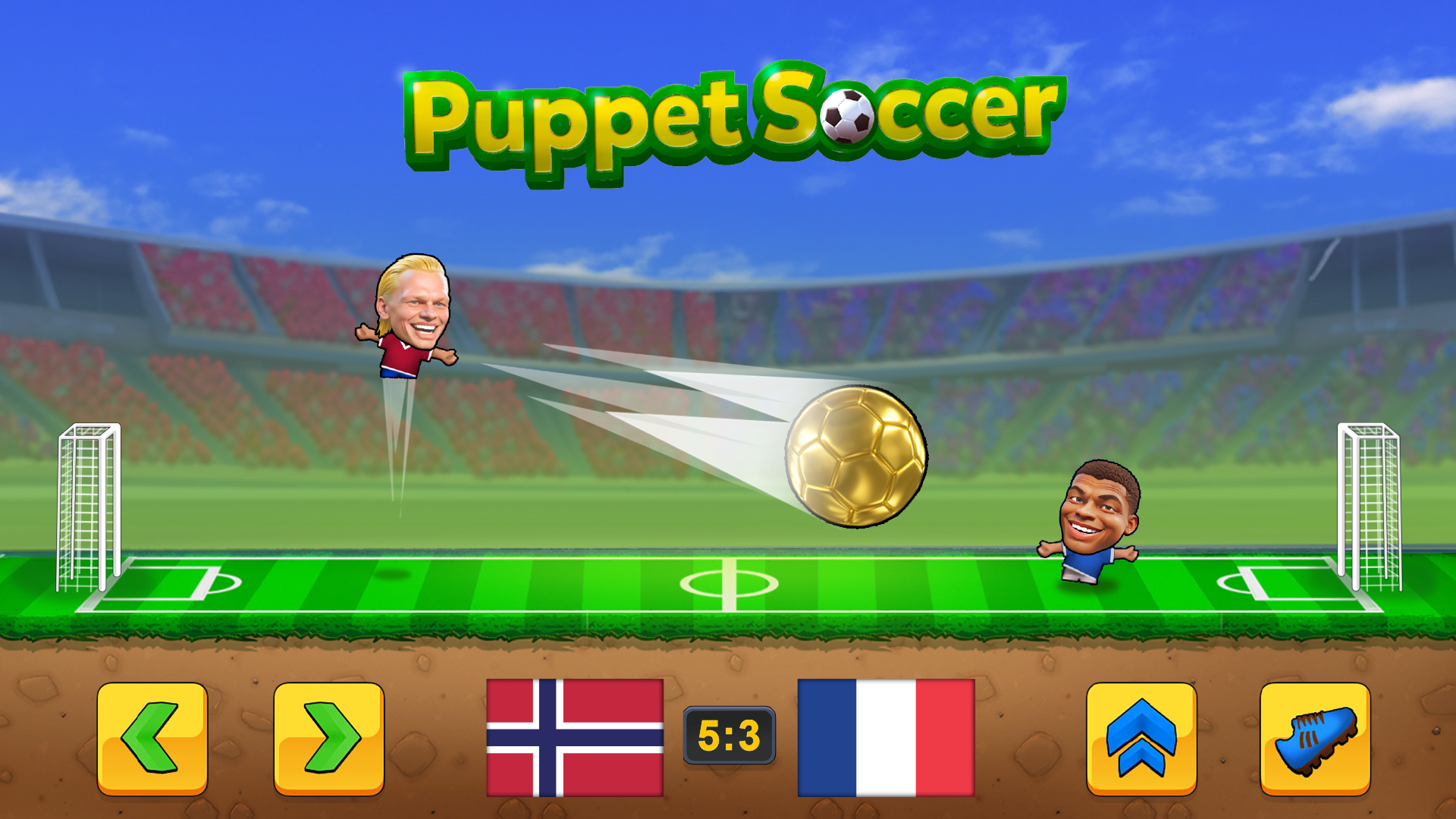 اسکرین شات 2 بازی Puppet Soccer - Football