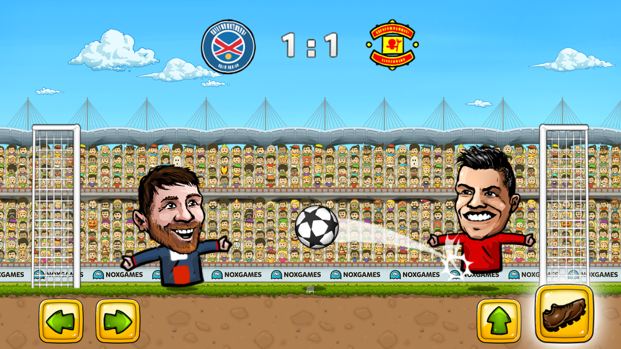 اسکرین شات 2 بازی Puppet Soccer: Champs League