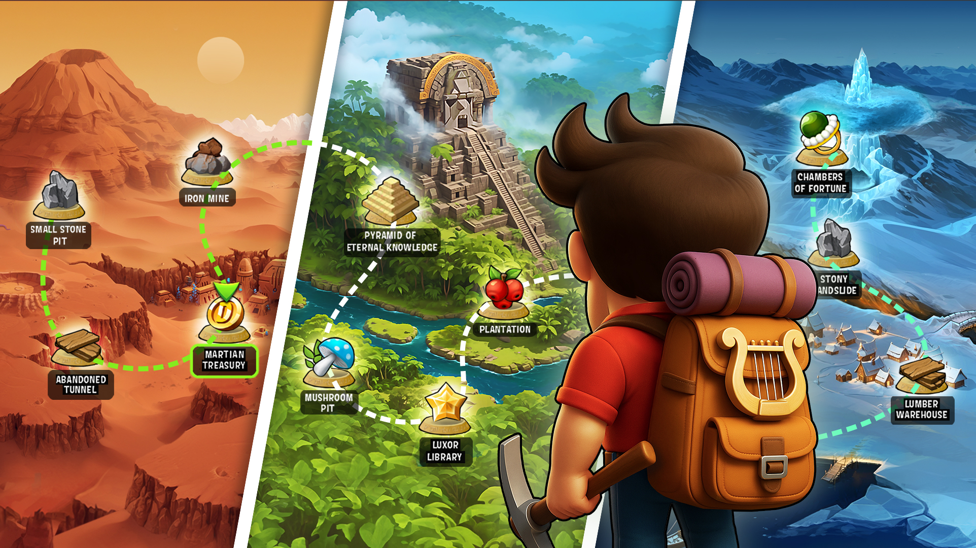 اسکرین شات 5 بازی Diggy's Adventure: Escape Game