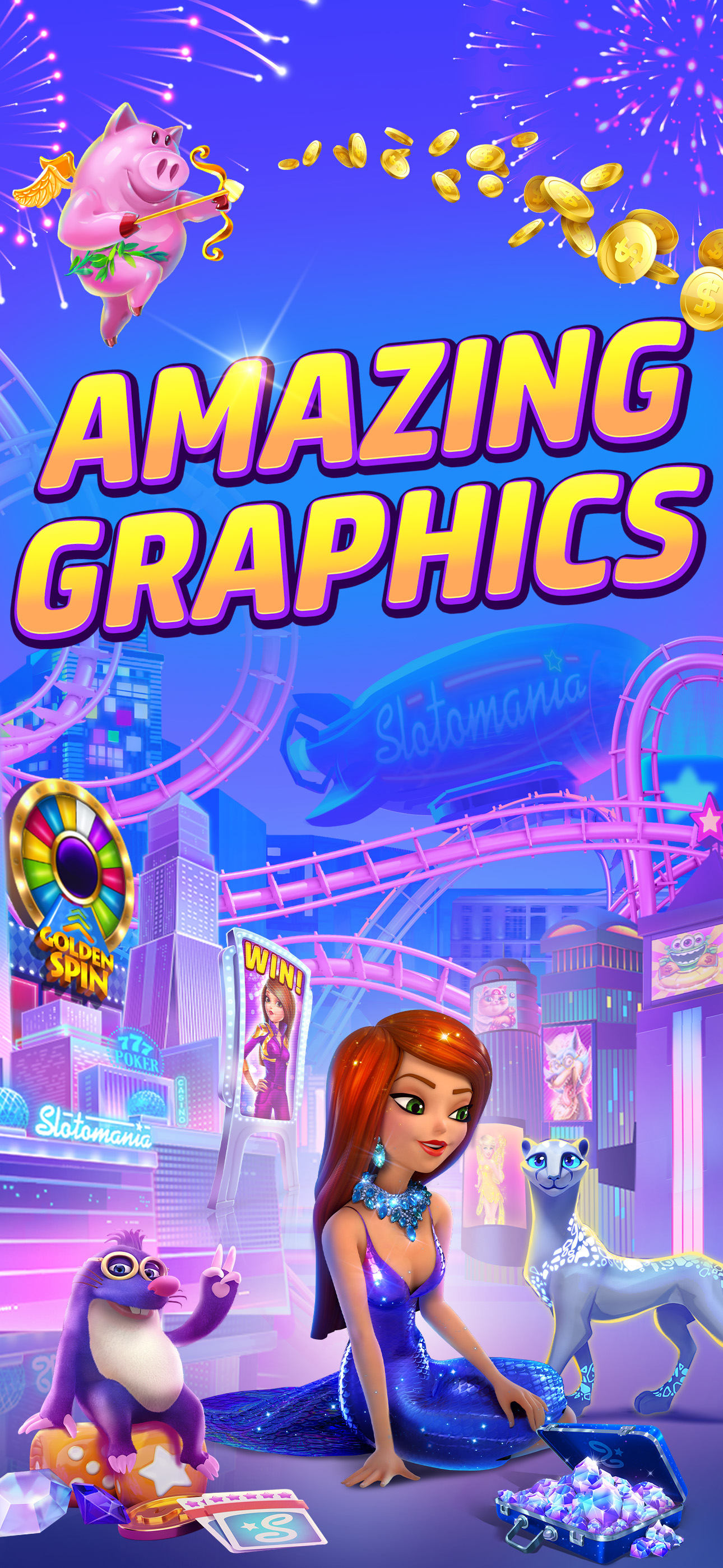 اسکرین شات 4 بازی Slotomania™ Slots Casino Games