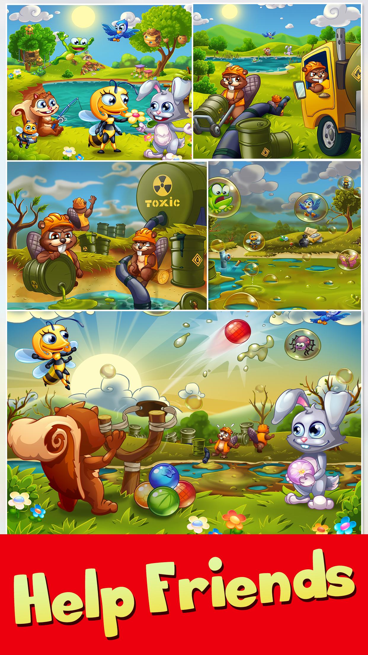اسکرین شات 6 بازی Forest Rescue: Bubble Pop