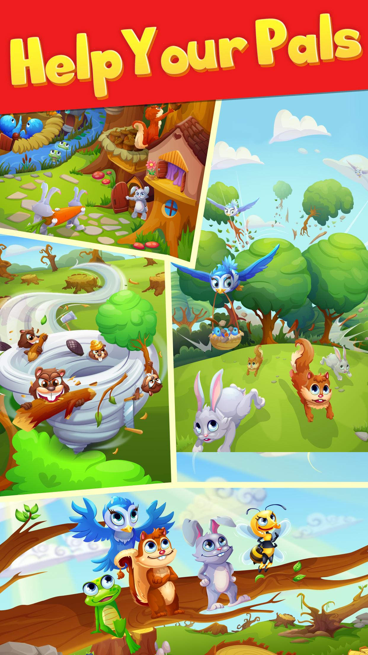 اسکرین شات 7 بازی Forest Rescue: Match 3 Puzzle