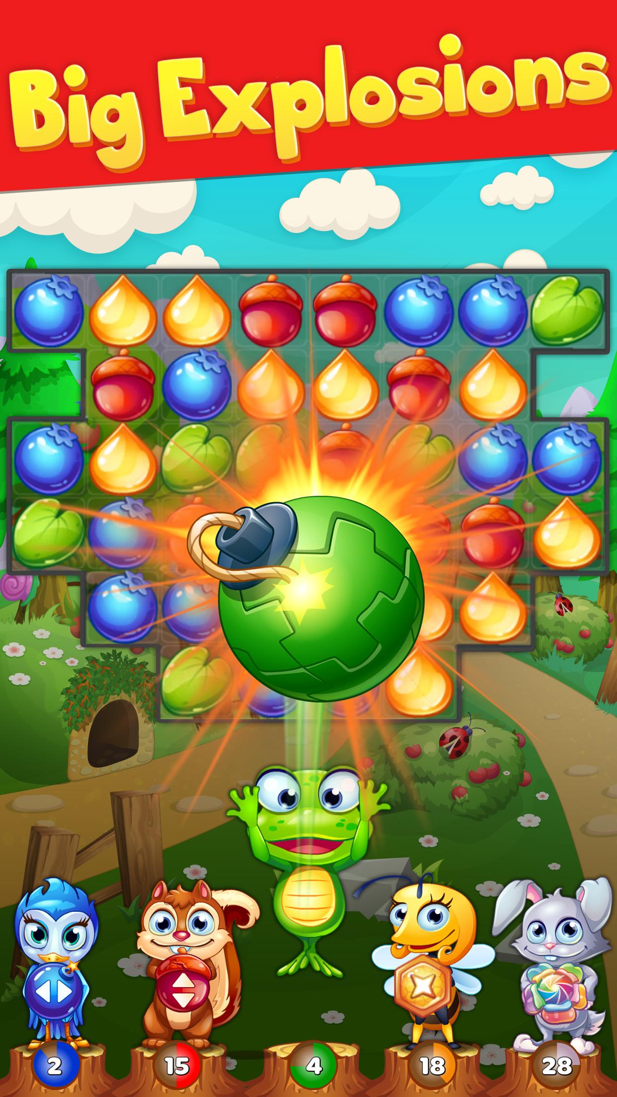 اسکرین شات 2 بازی Forest Rescue: Match 3 Puzzle