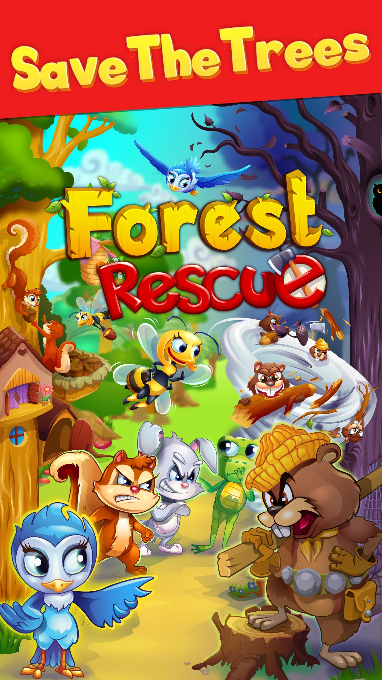 اسکرین شات 8 بازی Forest Rescue: Match 3 Puzzle