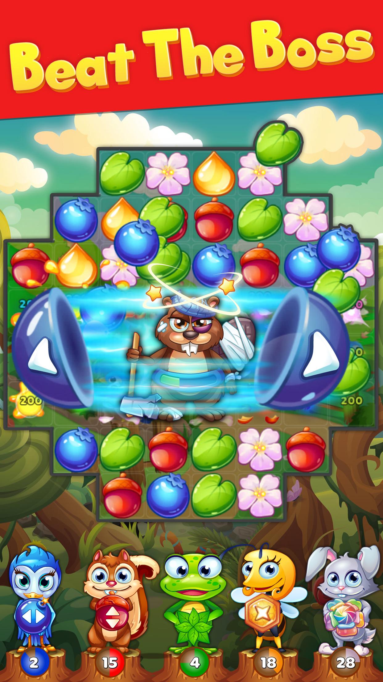 اسکرین شات 3 بازی Forest Rescue: Match 3 Puzzle
