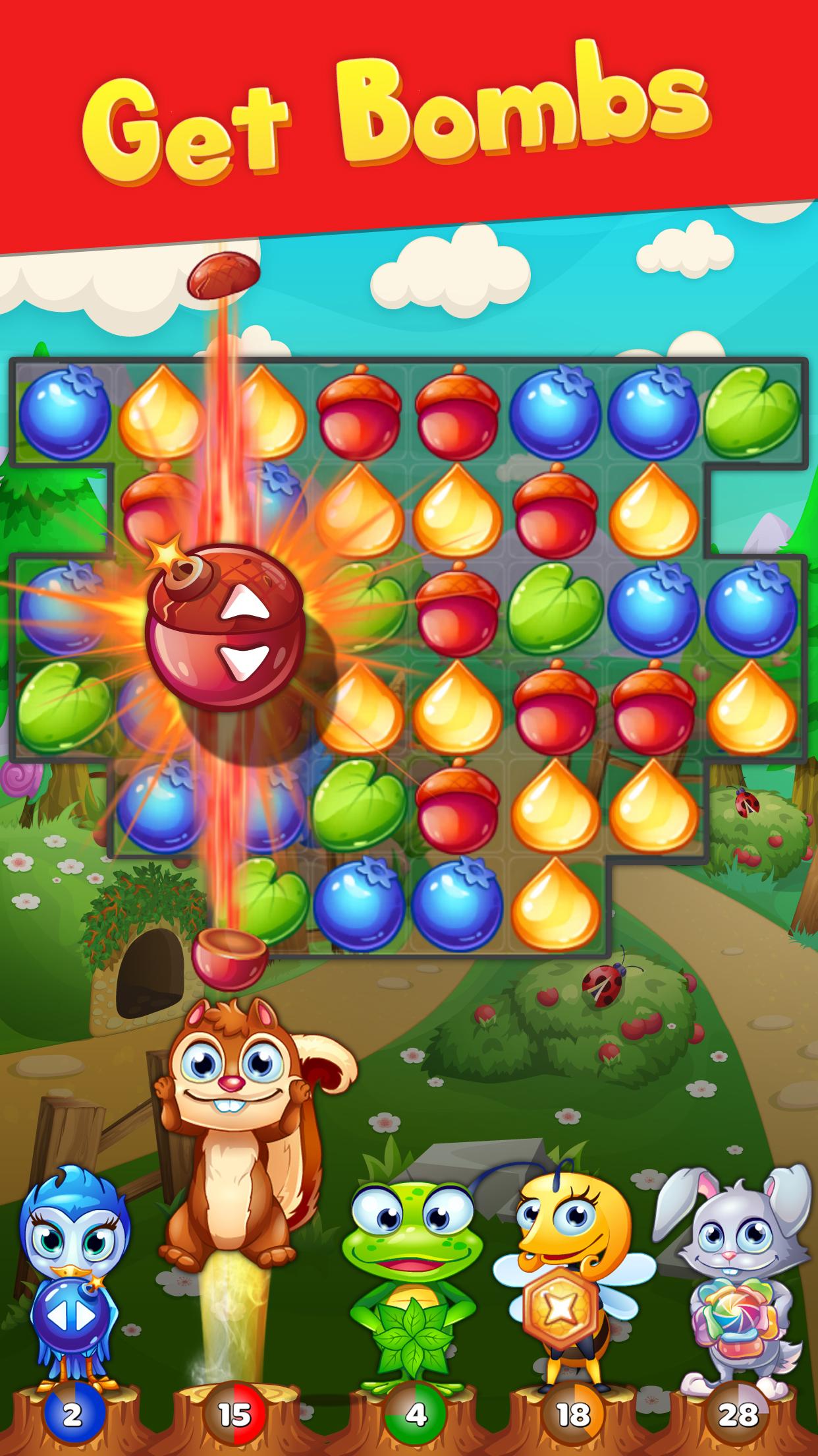 اسکرین شات 4 بازی Forest Rescue: Match 3 Puzzle
