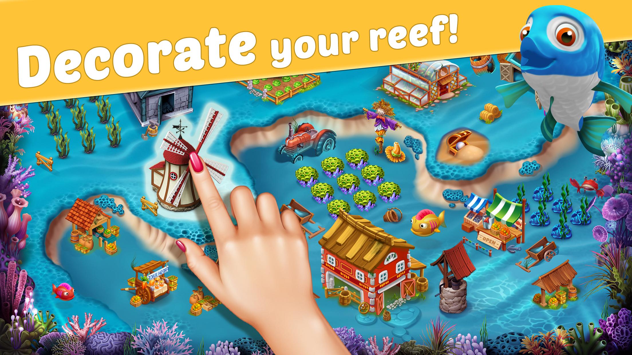 اسکرین شات 2 بازی Reef Rescue: Match 3 Adventure