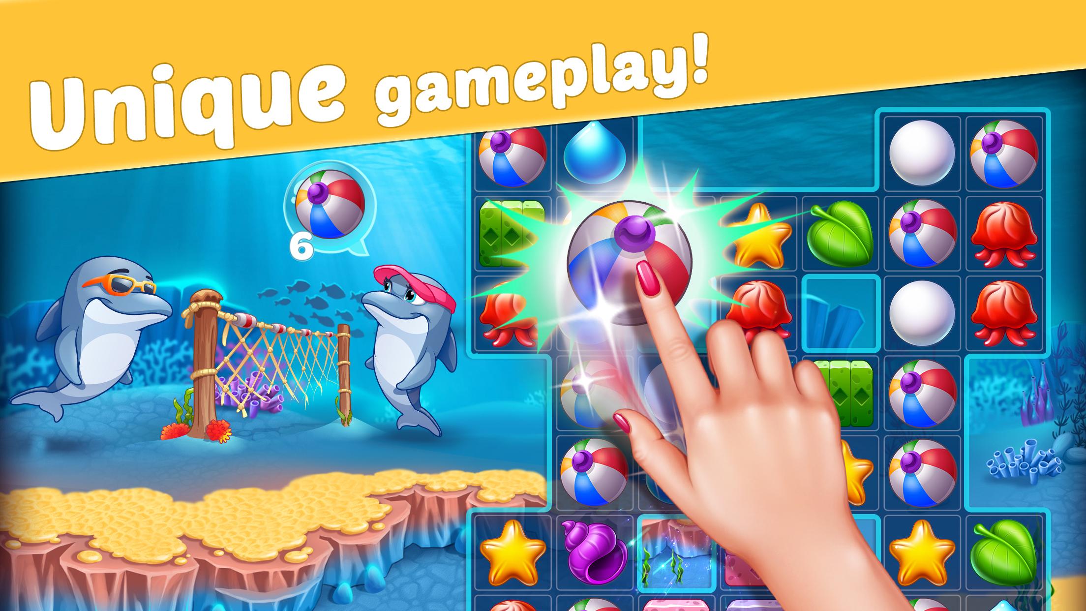 اسکرین شات 5 بازی Reef Rescue: Match 3 Adventure