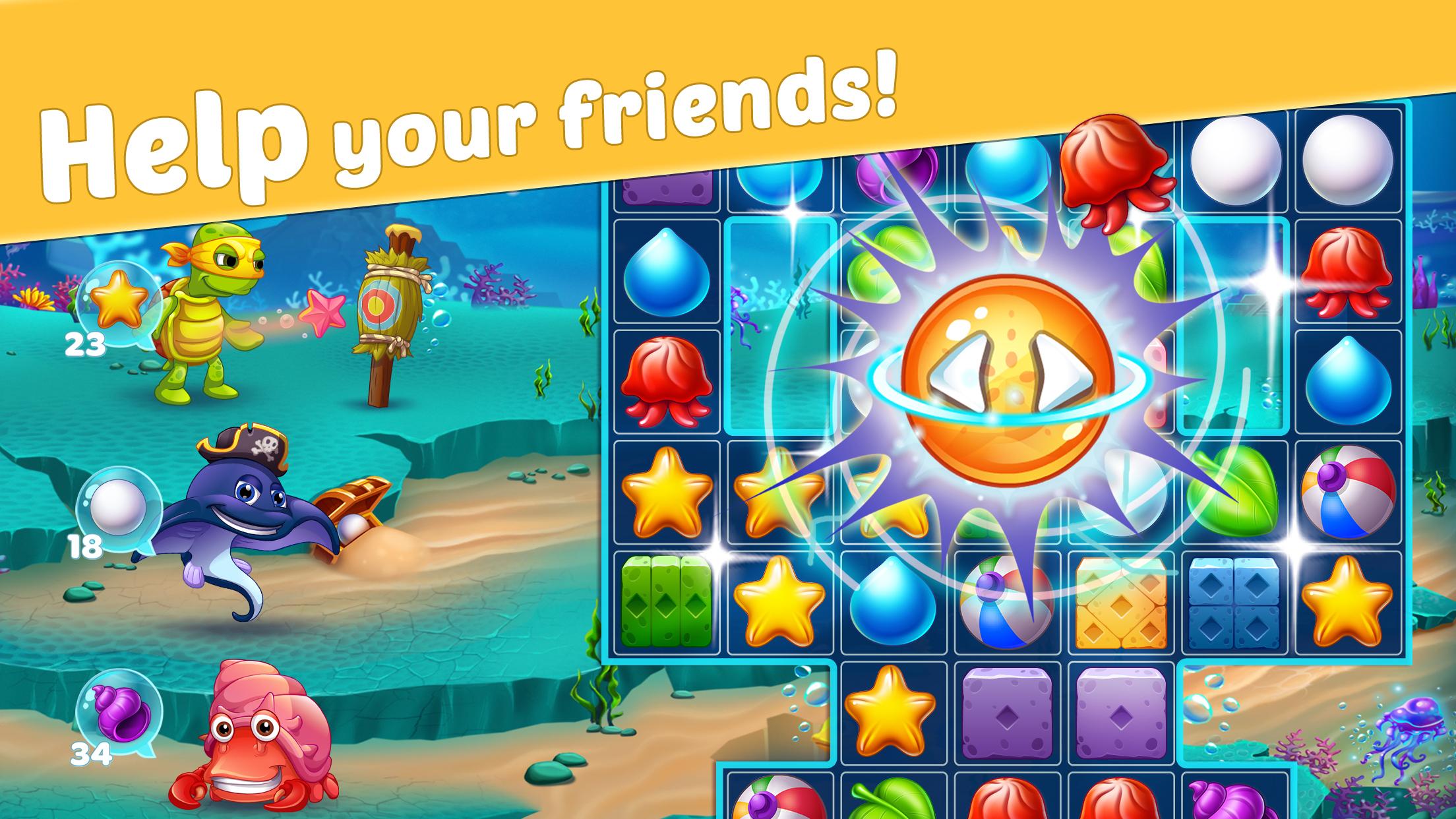 اسکرین شات 6 بازی Reef Rescue: Match 3 Adventure