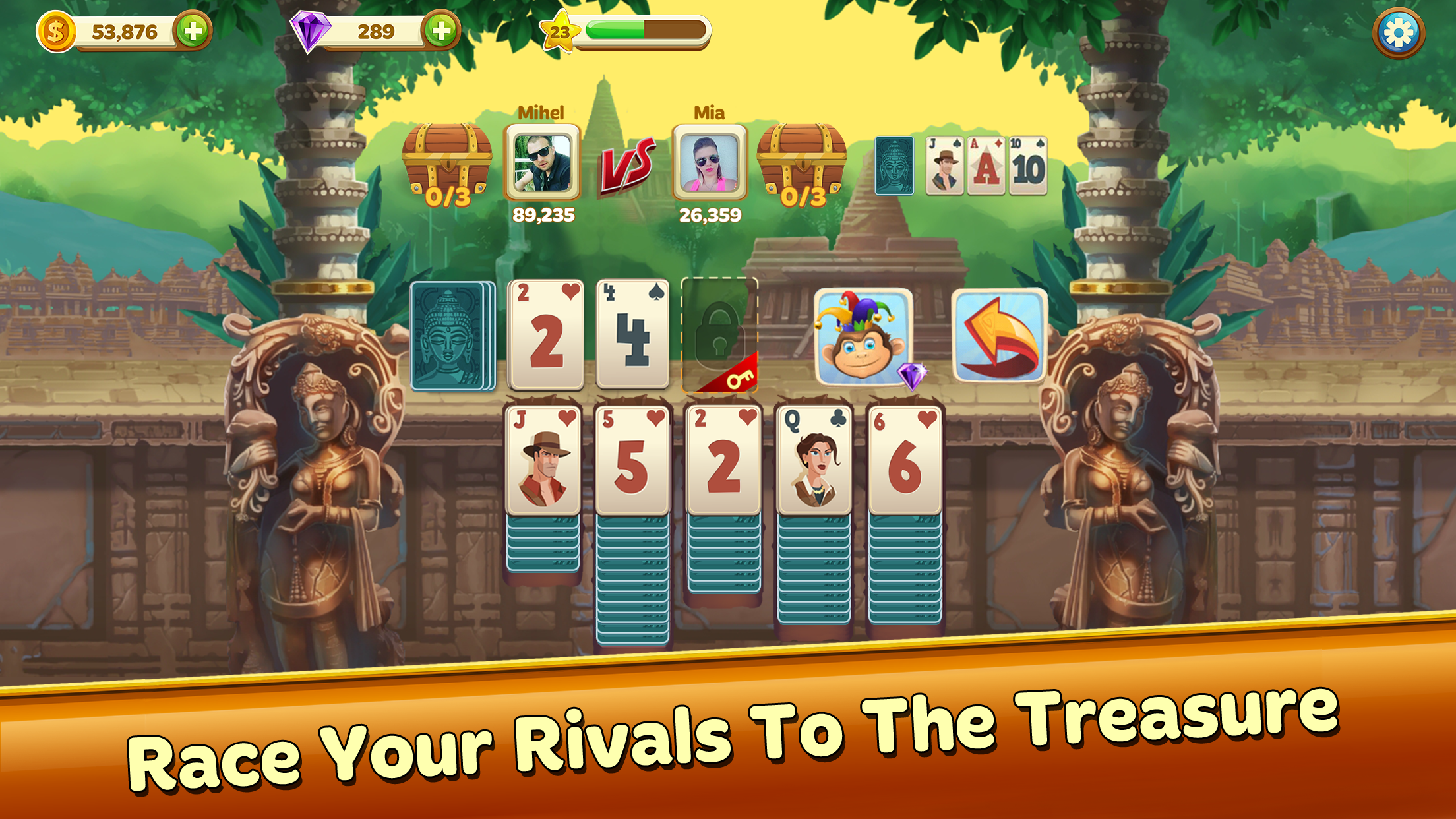 اسکرین شات 4 بازی Solitaire Treasure Hunt