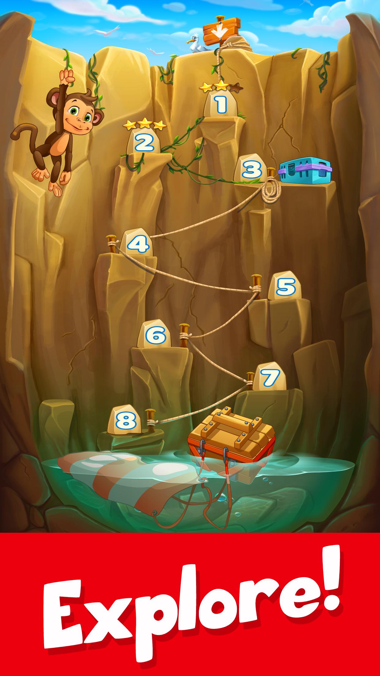 اسکرین شات 8 بازی Tropic Trouble Match 3 Builder