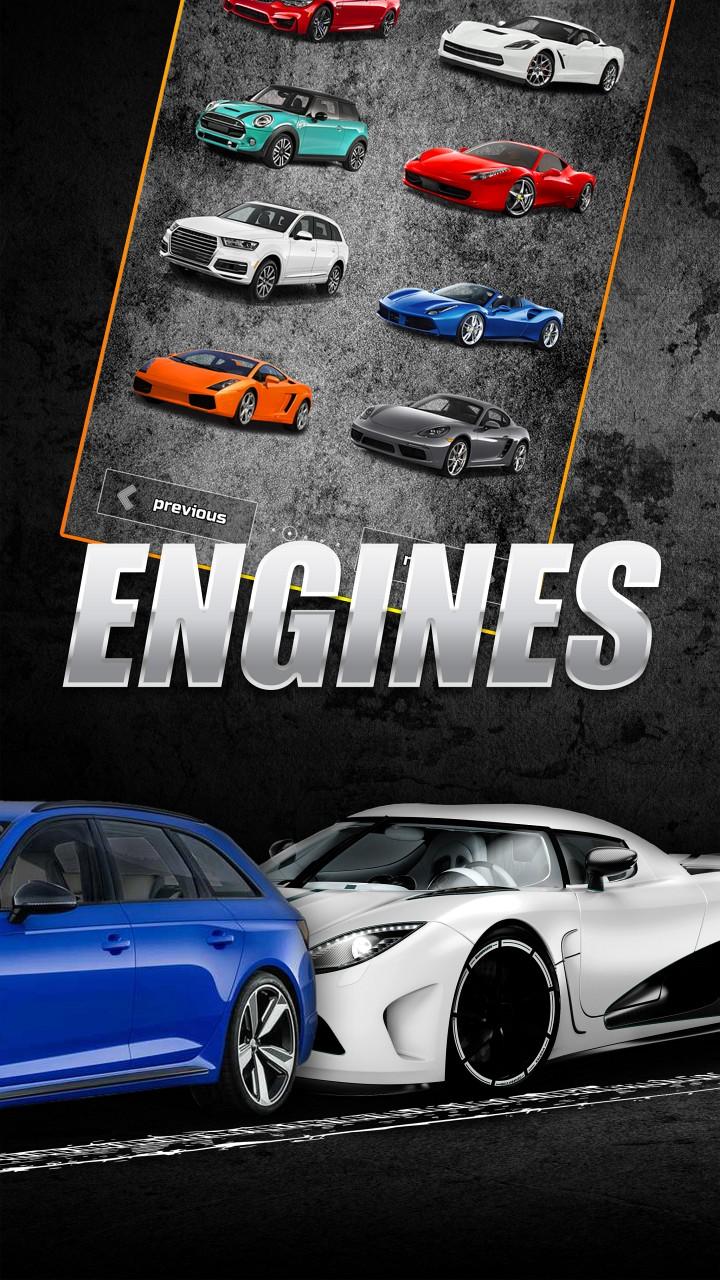 اسکرین شات 3 برنامه Engines sounds of legend cars