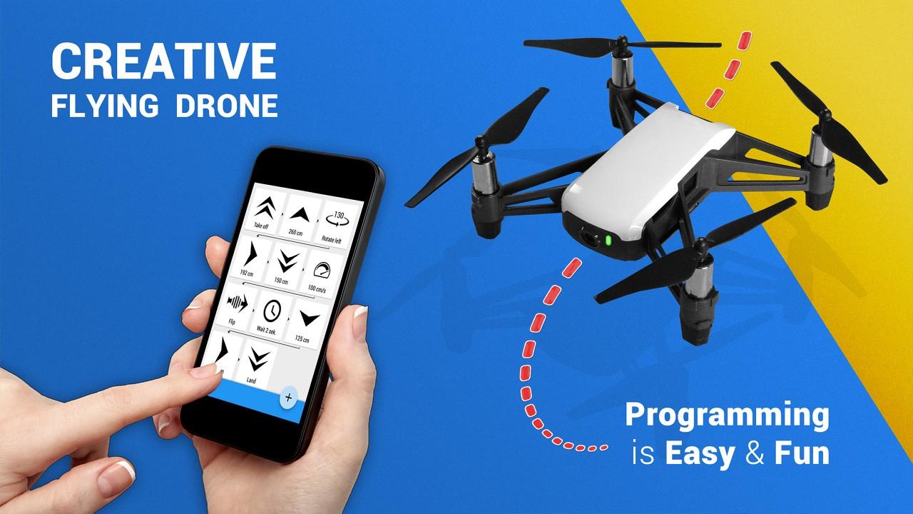 اسکرین شات 1 برنامه Go TELLO - program your drone
