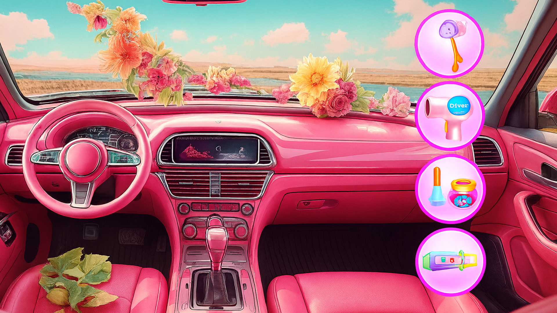 اسکرین شات 1 برنامه Animals Car Salon Cleaning