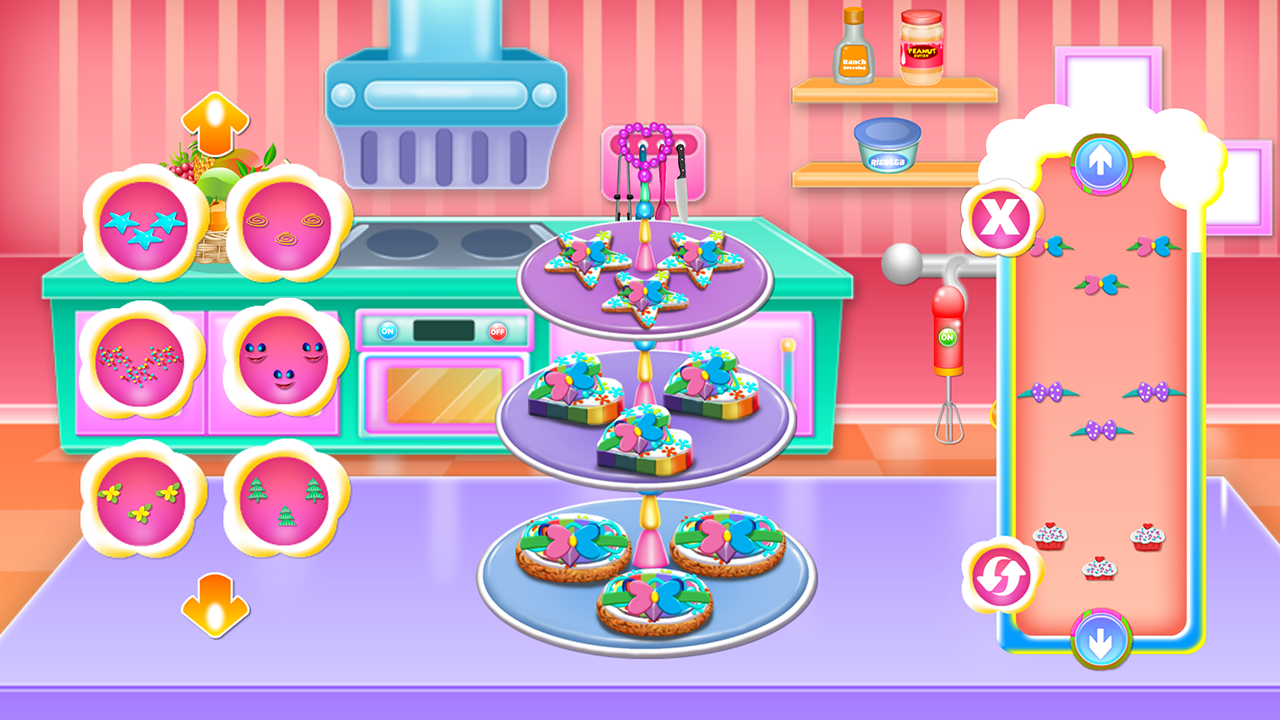 اسکرین شات 4 برنامه Colorful Cookies Cooking