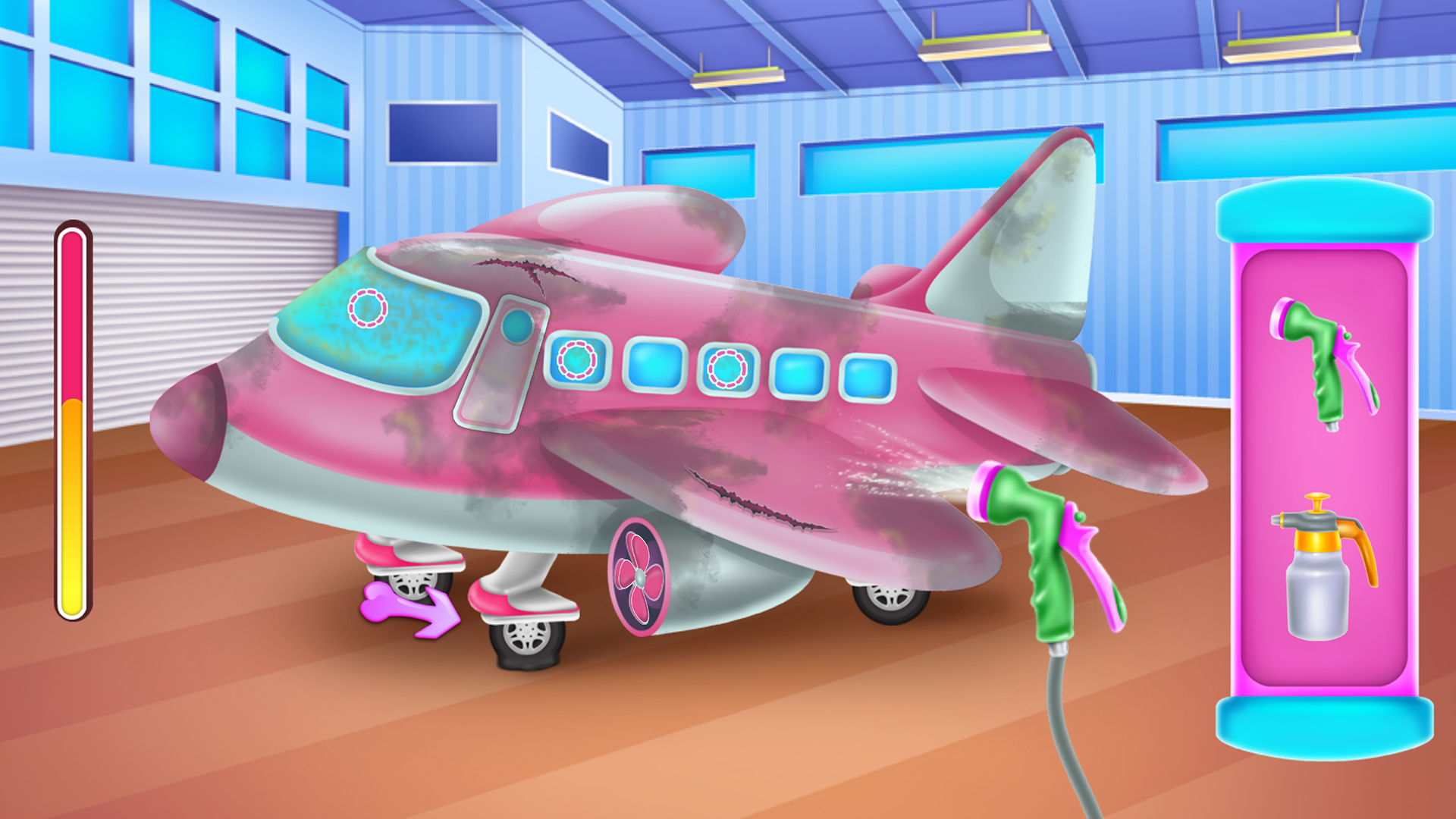 اسکرین شات 5 بازی Dirty Airplane Cleanup