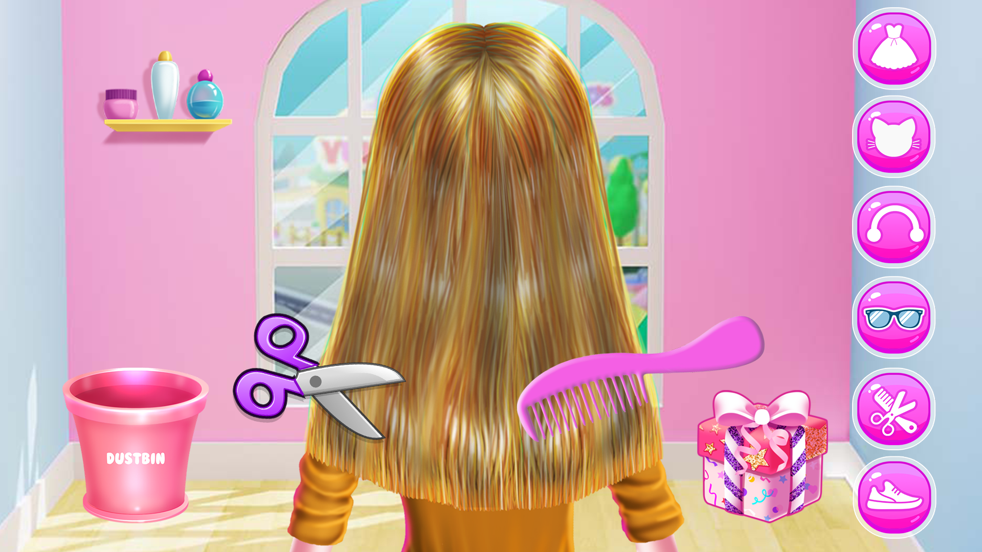 اسکرین شات 3 برنامه Fashion Girl Hair Salon