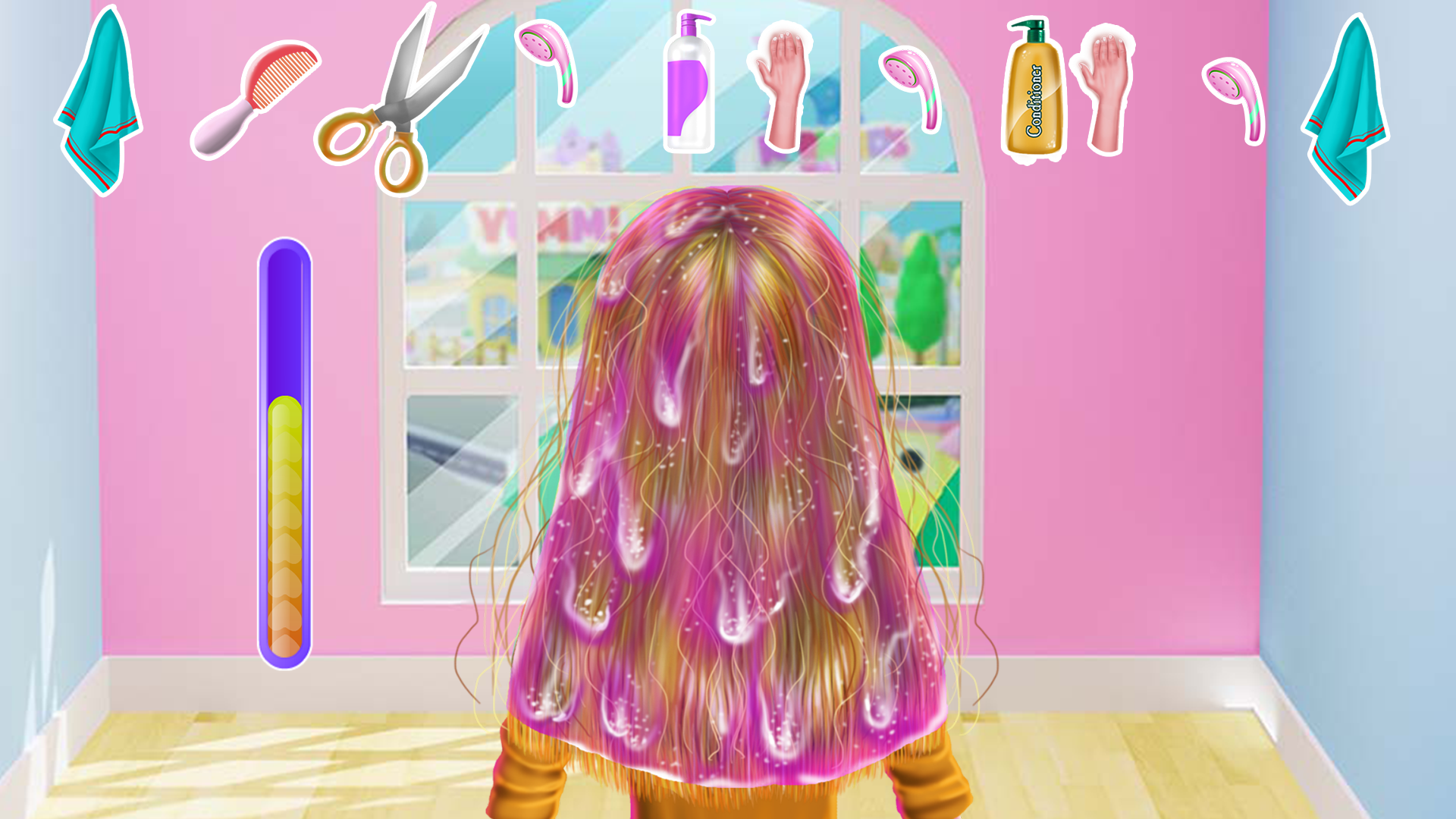 اسکرین شات 5 برنامه Fashion Girl Hair Salon