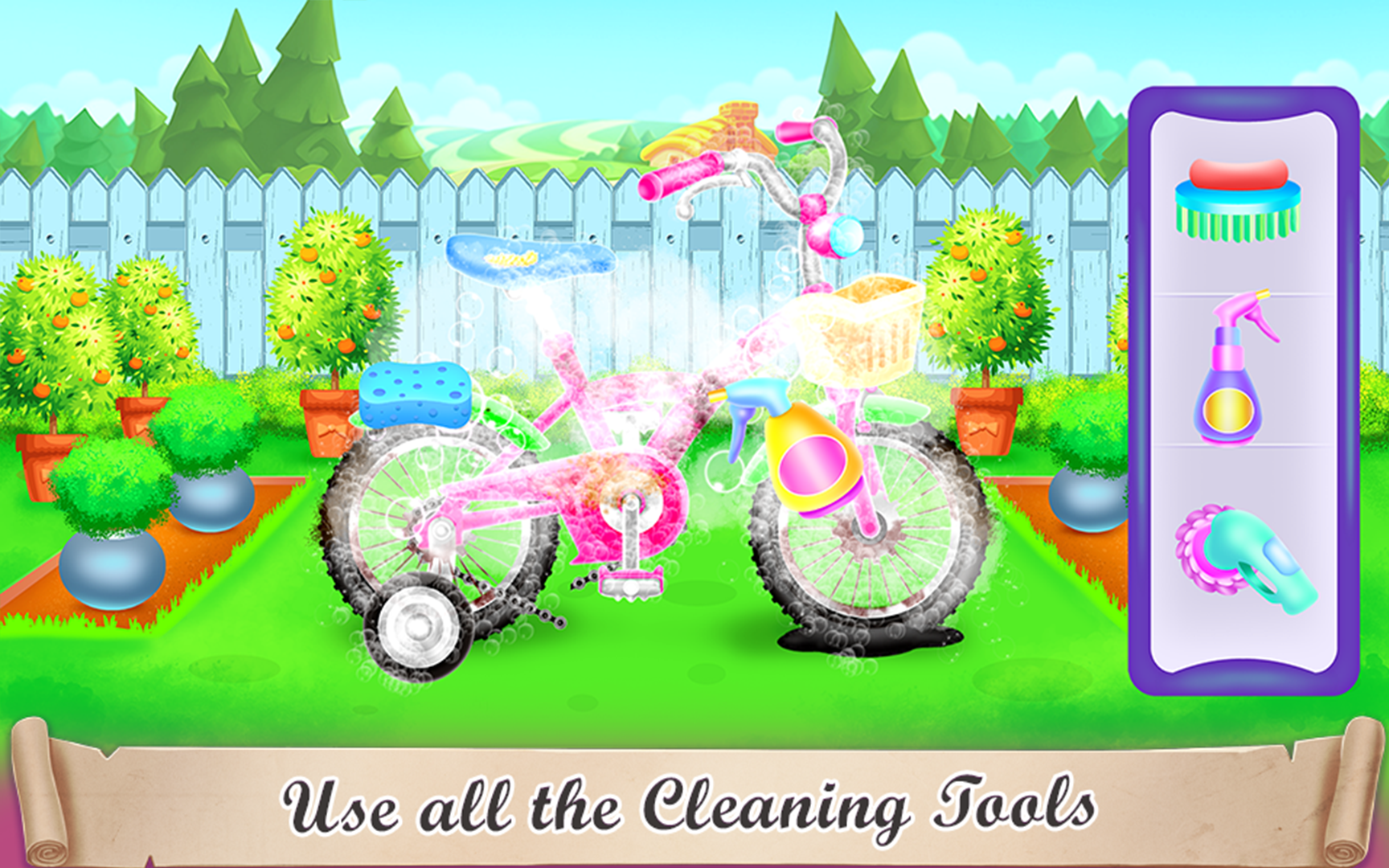 اسکرین شات 5 برنامه Girl Bike Fix & Washing Salon